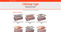 Desktop Screenshot of chimneycaps.net